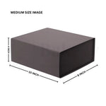 Premium Navy Blue Colour Collapsible Magnetic Lid Gift Box - Pack of 1 - Bakeyy.com - India - Premium Navy Blue Colour Collapsible Magnetic Lid Gift Box - Pack of 1 - 8x10x4 Inch