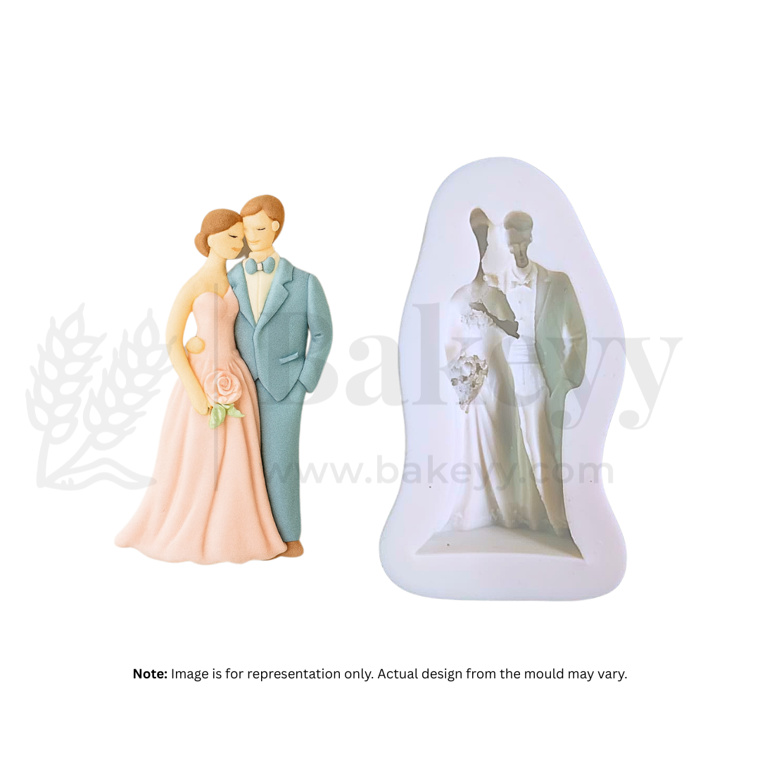 580 | Wedding Couple Silicone Mould - 1 Piece