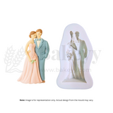 580 | Wedding Couple Silicone Mould - 1 Piece