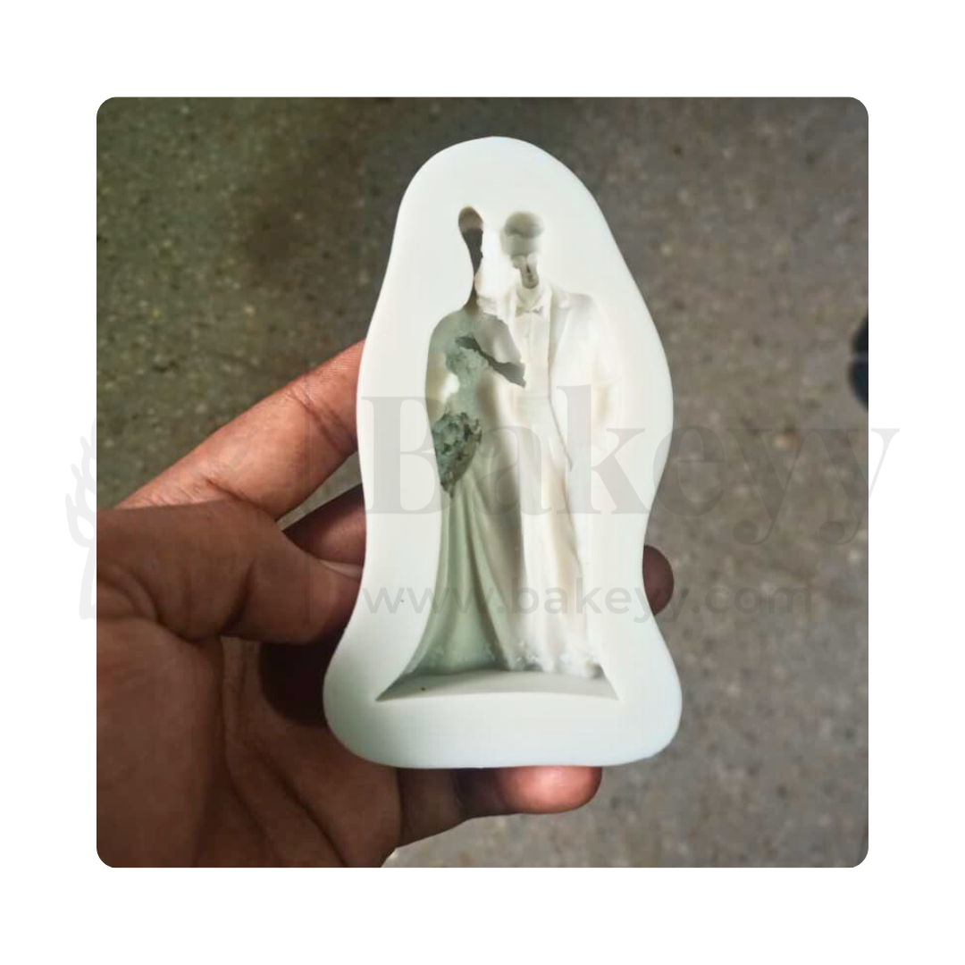 580 | Wedding Couple Silicone Mould - 1 Piece