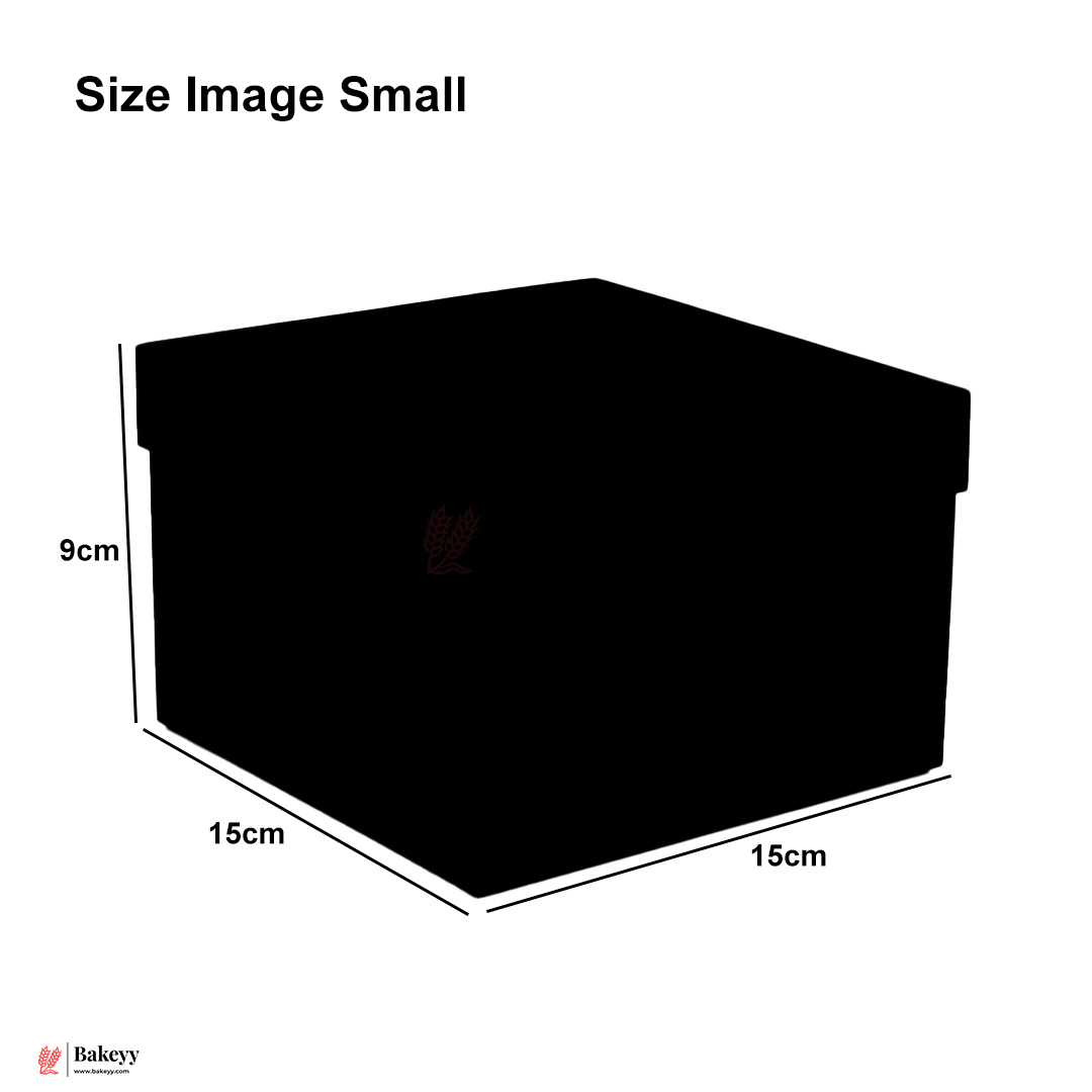15x15x9cm | Small Sized Premium Purple Glitter Hamper Gift Box – Pack of 1