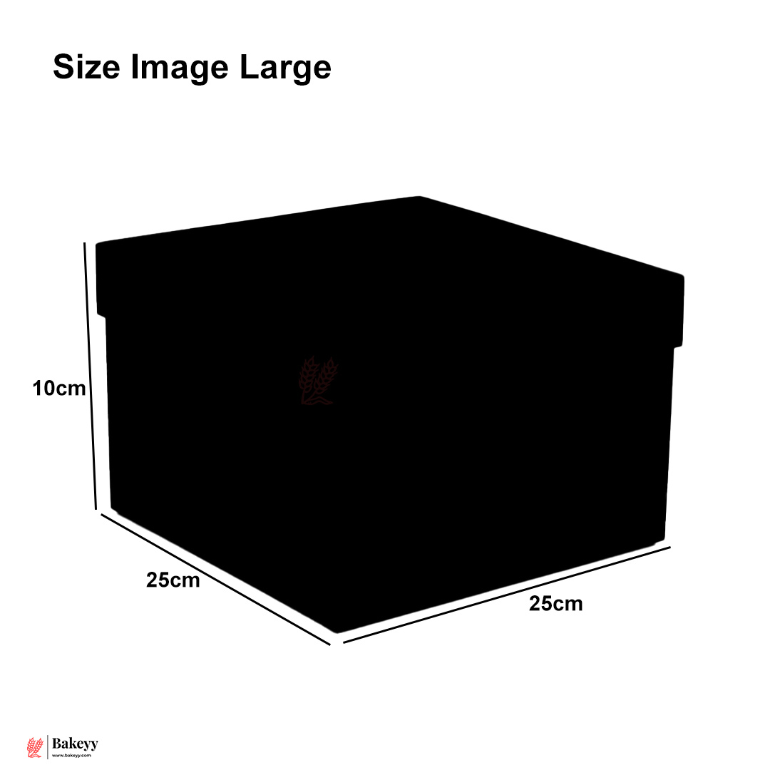 25x25x10 cm | Large Sized Premium Purple Glitter Hamper Gift Box – Pack of 1