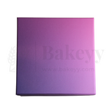 20x20x9 cm | Premium Purple Glitter Hamper Rigid Gift Box – Pack of 1