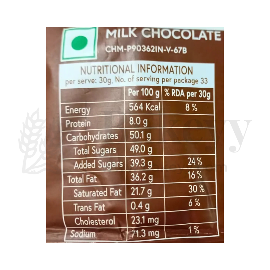 Van Houten Professional Signature Milk Chocolate-35.6% Cocoa| 1 Kg
