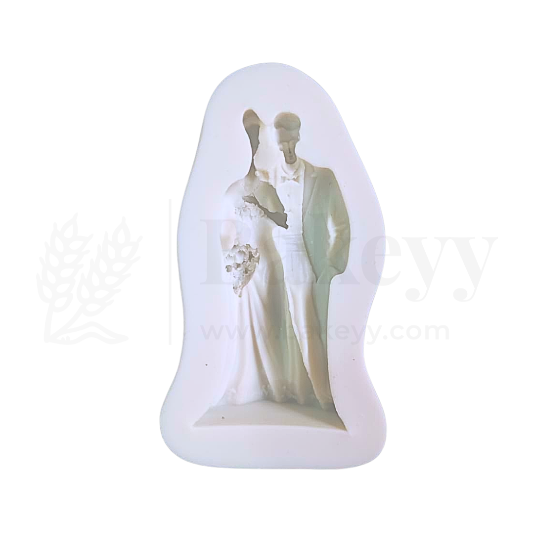580 | Wedding Couple Silicone Mould - 1 Piece