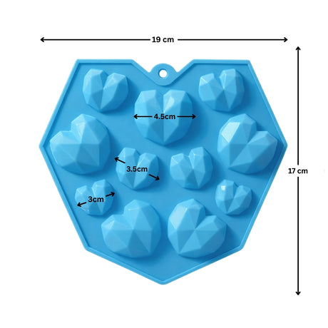 Chocolate hearts
Truffle shells
Jelly candies
Mousse desserts
Fondant toppers
Ice cubes
Soap or resin crafts