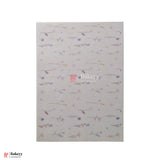 Colorful Edible Wafer Sheet – Soft Pastel Botanical Design  | Pack Of 1