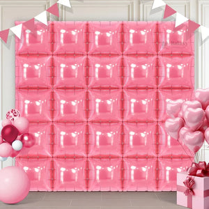 10_Pcs_Foil_Balloon_Backdrop_Metallic_Square_Wall_Decoration_for_Birthday_Party_Decor_1_Piece_2 - Bakeyy.com