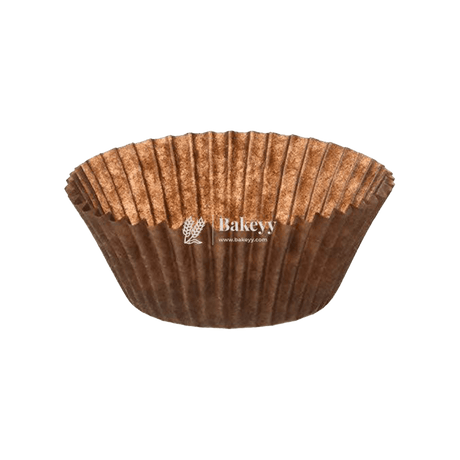 10 CM Brown Colour Cupcake Liners | 1000 pcs | Baking Cup - Bakeyy.com - India - 10 CM Brown Colour Cupcake Liners | 1000 pcs | Baking Cup - Default Title