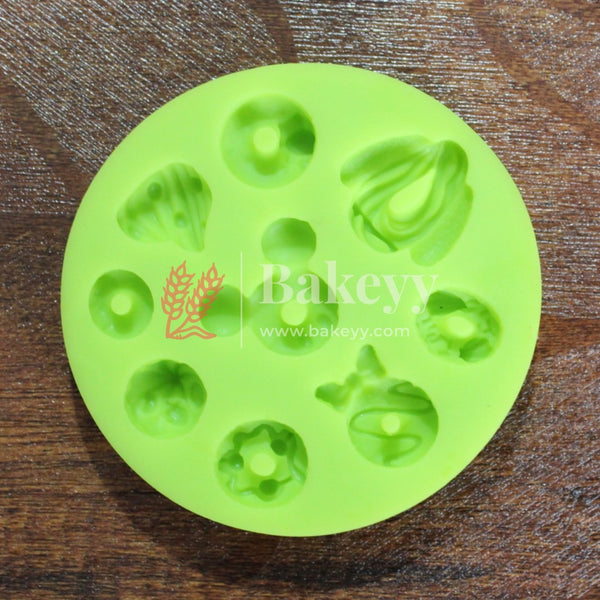 3D Silicone Donte Shaped Multi Design Baking Mould Fondant Cake Tool Chocolate Candy Cookies Pastry Soap Moulds - Bakeyy.com