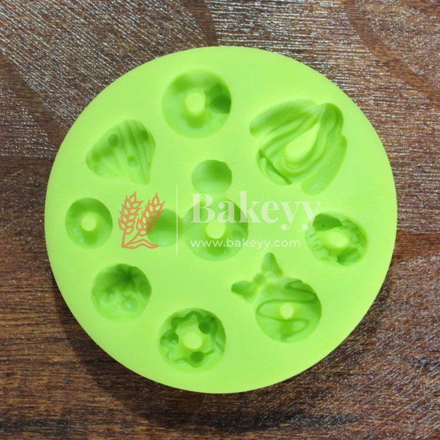 3D Silicone Donte Shaped Multi Design Baking Mould Fondant Cake Tool Chocolate Candy Cookies Pastry Soap Moulds - Bakeyy.com - India - 3D Silicone Donte Shaped Multi Design Baking Mould Fondant Cake Tool Chocolate Candy Cookies Pastry Soap Moulds - Default Title