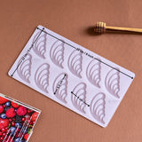 10 cavity Angel Wing Silicone Mould | Feathered Wing Design for Chocolates & Desserts| Pack of 1 