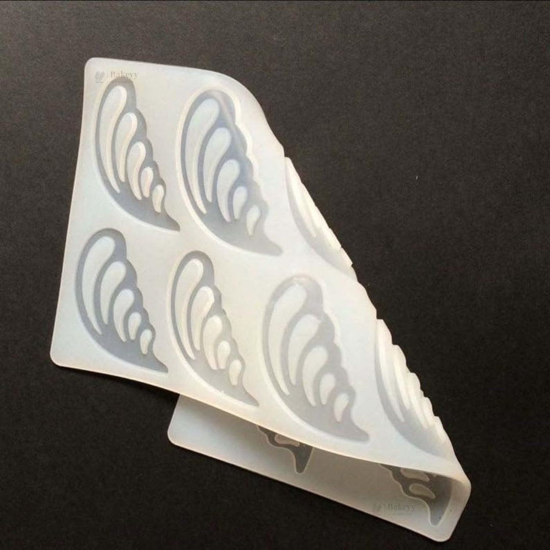 10 cavity Angel Wing Silicone Mould | Feathered Wing Design for Chocolates & Desserts| Pack of 1 