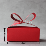 Candy Box, 10Pcs Gift Box, Favor Box with Bowknot Christmas for Parties Birthdays Weddings - Bakeyy.com - India - Candy Box, 10Pcs Gift Box, Favor Box with Bowknot Christmas for Parties Birthdays Weddings - Red