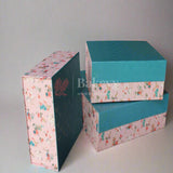 10x10x4 Inch | Collapsible Hamper Boxes | Rigid Box | Cardboard Box | Gift Box - Bakeyy.com - India - 10x10x4 Inch | Collapsible Hamper Boxes | Rigid Box | Cardboard Box | Gift Box - Design 1