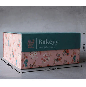 10x8x4_Inch_Collapsible_Hamper_Boxes_Rigid_Box_Cardboard_Box_Gift_Box_size_image_bakeyy - Bakeyy.com