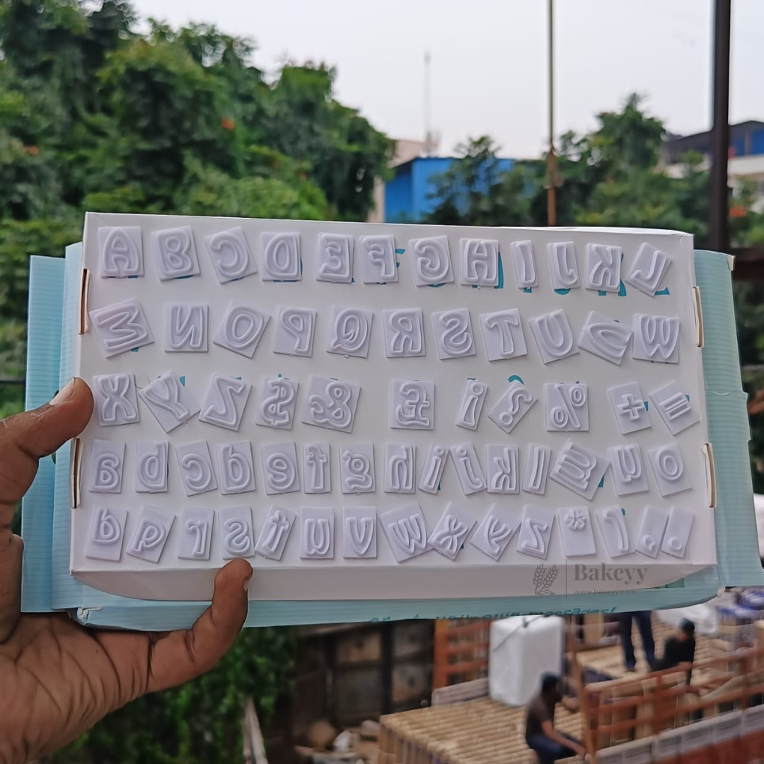 Alphabet Word Cutter Set | Uppercase, Lowercase & Symbols | 64 Characters