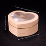 Heart Shape Transparent Lid Gift Box | Premium Hamper Packaging | Different color | Pack of 1