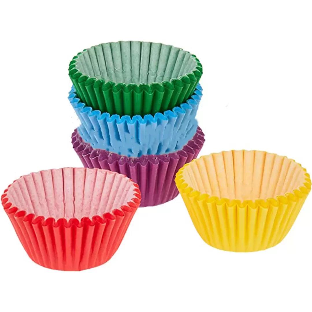 12 CM | 5 Multi Colour Cupcake Liners | 500 pcs | Baking Cup - Bakeyy.com - India - 12 CM | 5 Multi Colour Cupcake Liners | 500 pcs | Baking Cup - Default Title