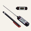 Black Food Thermometer, Digital Cooking Round Instant Read Meat Kitchen Thermometer With Pen | TP 1 - Bakeyy.com - India - Black Food Thermometer, Digital Cooking Round Instant Read Meat Kitchen Thermometer With Pen | TP 1 - Default Title