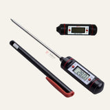 Black Food Thermometer, Digital Cooking Round Instant Read Meat Kitchen Thermometer With Pen | TP 1 - Bakeyy.com - India - Black Food Thermometer, Digital Cooking Round Instant Read Meat Kitchen Thermometer With Pen | TP 1 - Default Title