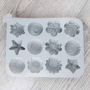 12CavityMultipleShapeFloralSiliconeChocolateMould_2 - Bakeyy.com