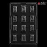 Cavity Square Geometric Chocolate Mould for Pralines & Bonbons
