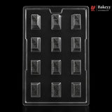 Cavity Square Geometric Chocolate Mould for Pralines & Bonbons