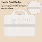 12x6x9 Inch | Portable Makeup Travel Case | Hand Luggage | Bag Organizer | White | 1 Piece