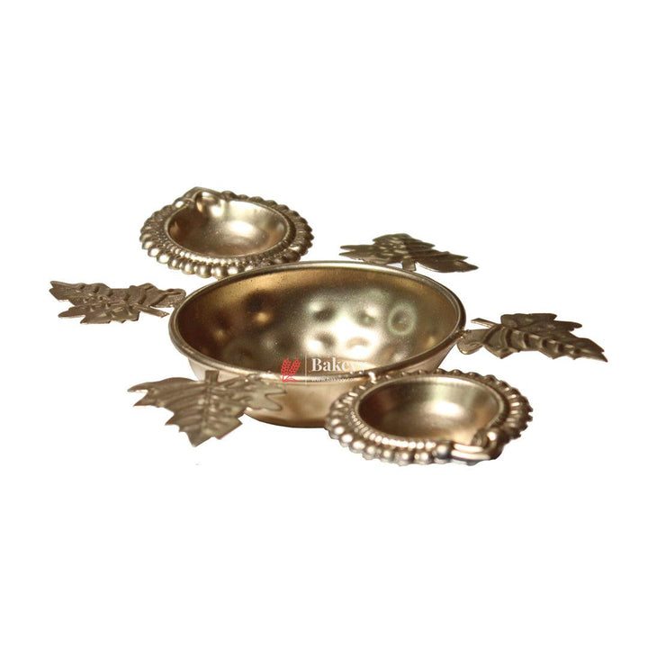 Creative Lamps Hanging Urli Bowl/Wall Hanging urli , uruli for Floating Diya Tea Light Holder | Pack of 1 - Bakeyy.com - India - Creative Lamps Hanging Urli Bowl/Wall Hanging urli , uruli for Floating Diya Tea Light Holder | Pack of 1 - Default Title