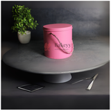 Pink Round Tin Box with Handle | Corporate Gifting |Wedding Favors| Birthday Parties |Baby Showers| 1 Piece