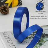1/2 Inch Satin Ribbon Roll | Premium Decorative Gift Wrapping Ribbon for Packaging, Hampers & Crafts | 7.5 Meter Length Per Roll | Pack of 10