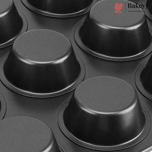 6 & 12 Slot Tray Cup Muffin Pan Tins Mould | Baking Cupcake | Non-Stick Mould | Reusable Tray Pan Mould |
