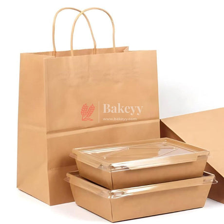 10inch Paper Cake Bag | Sweets, Chocolate, Snacks - Bakeyy.com - India - 10inch Paper Cake Bag | Sweets, Chocolate, Snacks - Pack of 50 / 10" Cake Bag