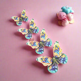 11 pcs butterfly Birthday Cake Topper| decoration Toppers| Bday Decorations Items - Bakeyy.com - India - 11 pcs butterfly Birthday Cake Topper| decoration Toppers| Bday Decorations Items - Design- 1