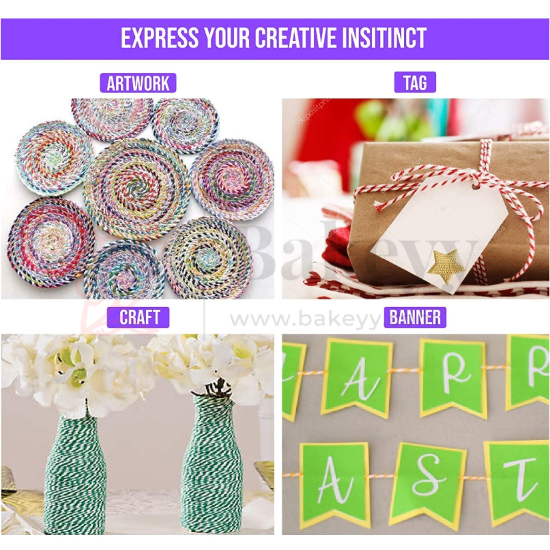 6 in 1 Gift Wrap Rope| Wrapping Twine Rope for Crafts and Gifts| 1 Piece