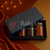 13x10x4 Inch | Rigid Rectangle Shaped Gift Box | Hamper Box | Royal blue | 1 Piece