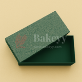 13x6x4 Inch | Rigid Rectangle Shaped Gift Box | Hamper Box | Dark Green | 1 Piece