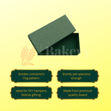 13x6x4 Inch | Rigid Rectangle Shaped Gift Box | Hamper Box | Dark Green | 1 Piece