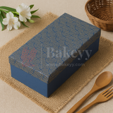 13x10x4 Inch | Rigid Rectangle Shaped Gift Box | Hamper Box | Royal blue | 1 Piece