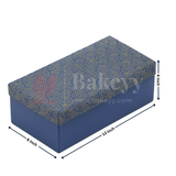 13x10x4 Inch | Rigid Rectangle Shaped Gift Box | Hamper Box | Royal blue | 1 Piece