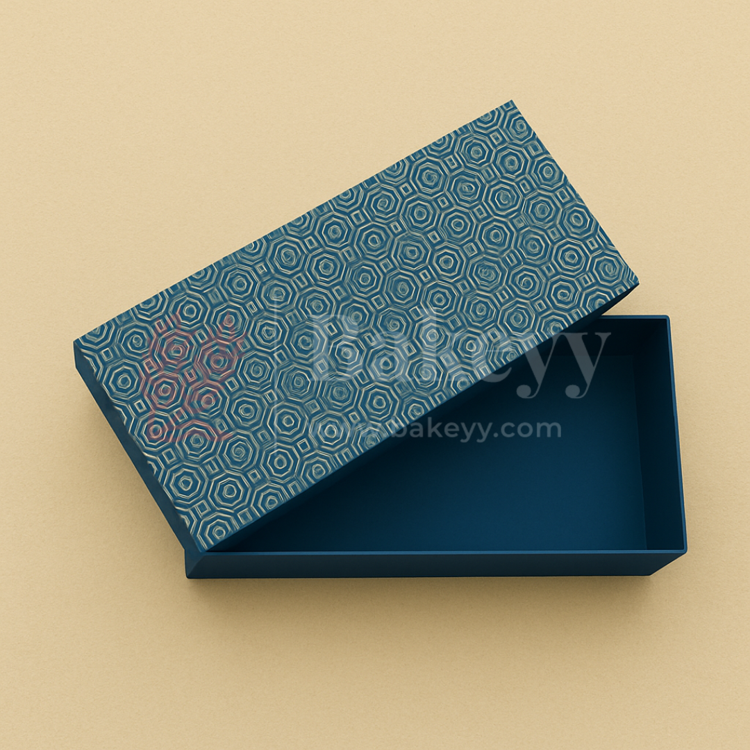 13x10x4 Inch | Rigid Rectangle Shaped Gift Box | Hamper Box | Royal blue | 1 Piece