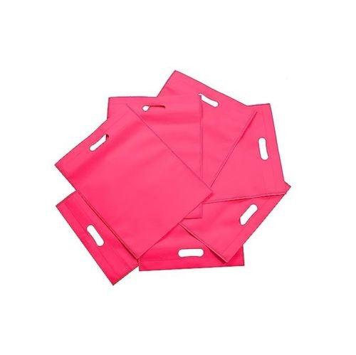 13x19 Inch Cloth Carry Bag, Handle Bag,Pink Colour | Pack of 10 - Bakeyy.com