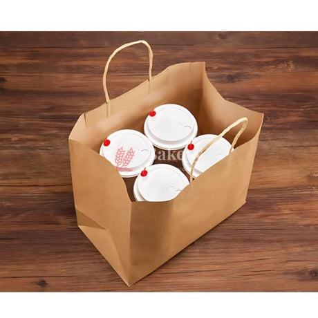 10inch Paper Cake Bag | Sweets, Chocolate, Snacks - Bakeyy.com - India - 10inch Paper Cake Bag | Sweets, Chocolate, Snacks - Pack of 50 / 10" Cake Bag