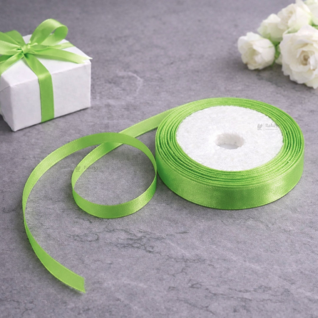 1/4 Inch Satin Ribbon Roll | Premium Decorative Gift Wrapping Ribbon for Packaging | 6.5 Meter Length Per Roll | Pack of 20