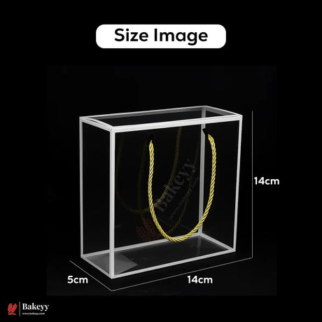 Transparent PVC Hamper Box with Rope Handle – 14x14x5cm Pack Of 10 - Bakeyy.com - India - Transparent PVC Hamper Box with Rope Handle – 14x14x5cm Pack Of 10 - Default Title