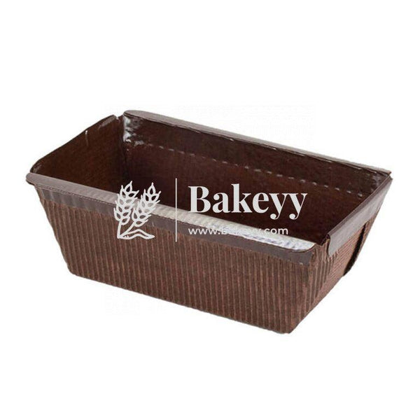 150 g Bake and Serve Bar Mould | Paper Baking Mould | Plum Cake Mould | Pack of 10 - Bakeyy.com