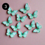 10 Pcs Butterfly Decoration Topper | 3D Butterfly Party Decorations - Bakeyy.com - India - 10 Pcs Butterfly Decoration Topper | 3D Butterfly Party Decorations - Design 3