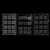 Mould 381, 382, 383 | “I”, Heart & “U” Letter Design | Alphabet & Heart Chocolate Mould | Pack of 1