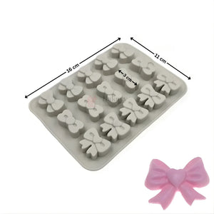15CavityBowDesignSiliconeChocolateMould_1 - Bakeyy.com